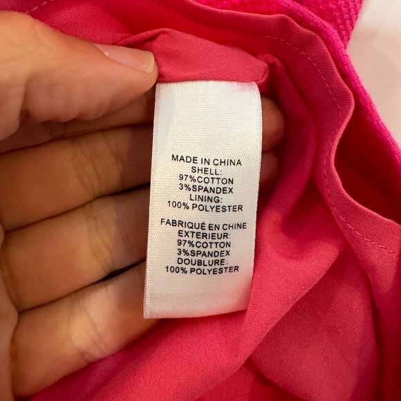 CECE by Cynthia Steffe Bright Pink Bow Shift Dress | 6 - Picture 9 of 10